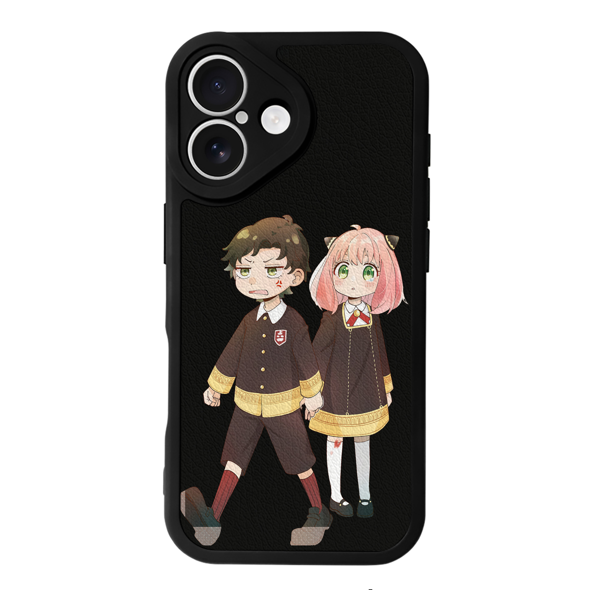 （画像用） SPY×FAMILY间谍家家酒 【iPhone 16シリーズ対応】シリコンスマホケース（レザー調） 材質：シリコン